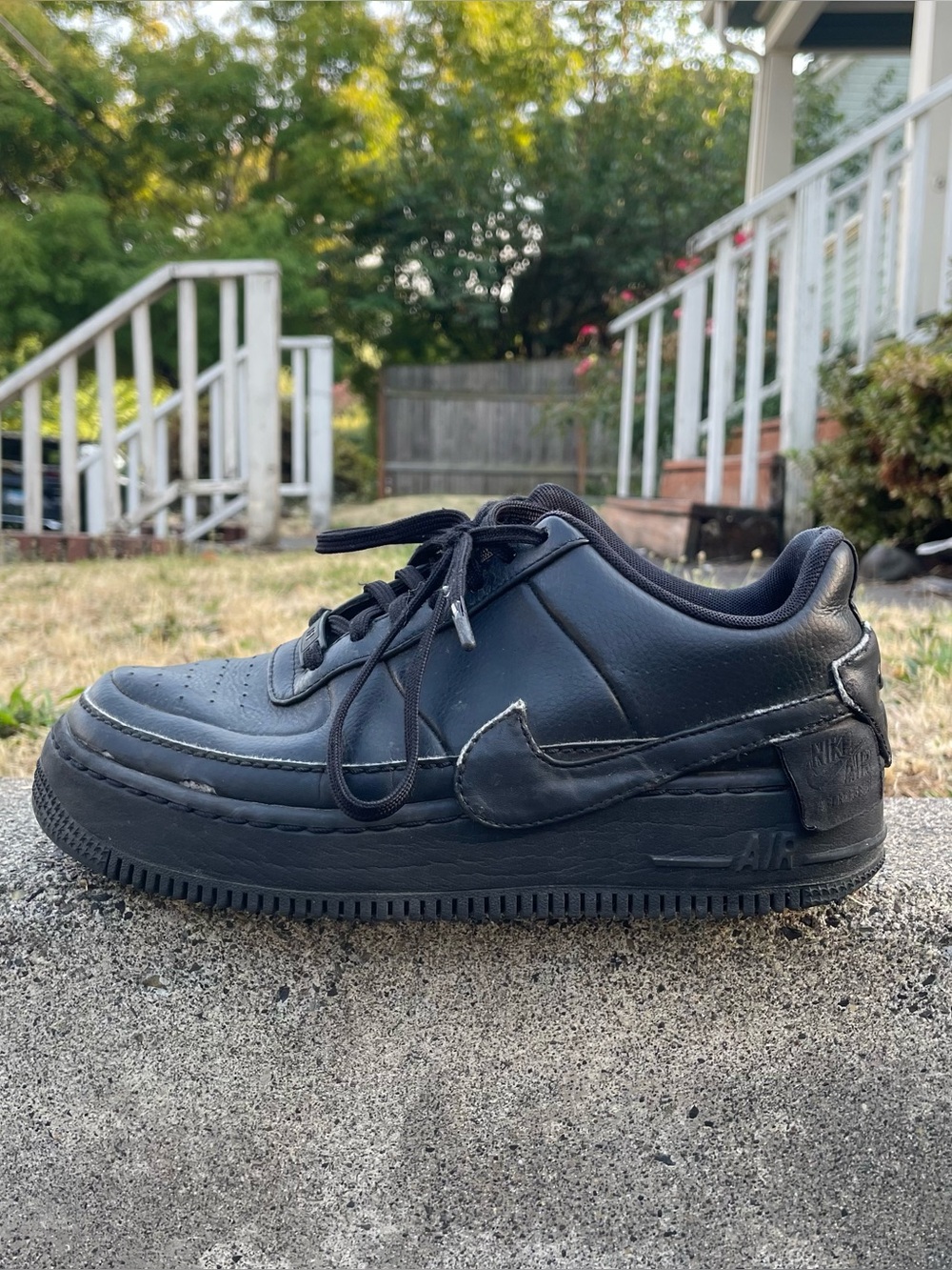 Nike Air Force Jester triple black shoes size women’s 8
